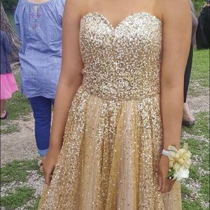 Gorgeous Gold Formal Dress
